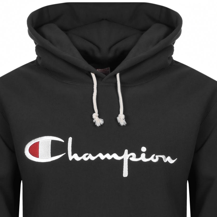 Champion hoodie black clearance